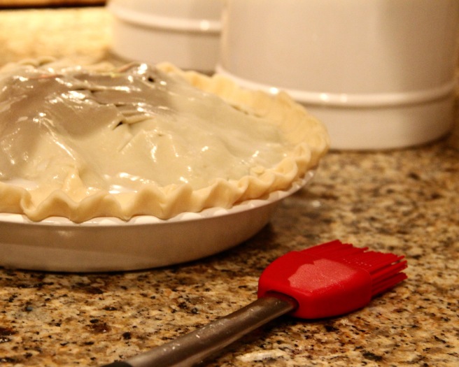 simple homemade blueberry pie